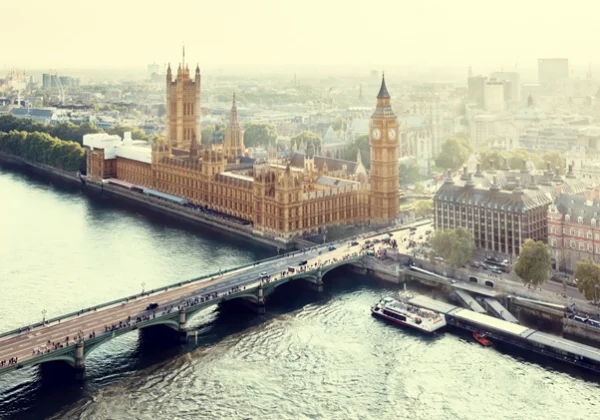 Palace of Westminster postcard