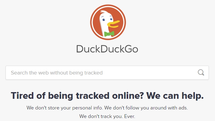 DuckDuckGo search