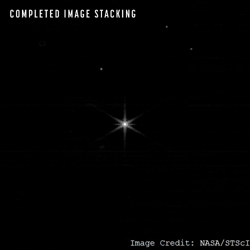 James Webb Space Telescope image one spot