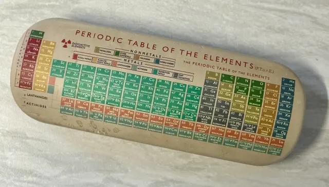 periodic table on my glasses case