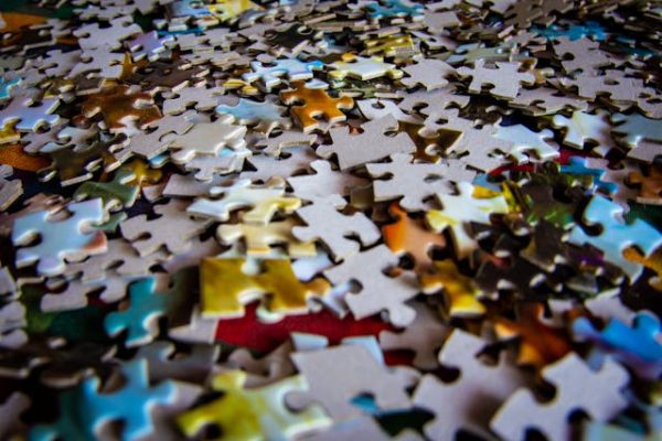 Encryption is like a messed up jigsaw with no clues